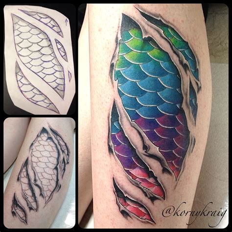 The Painful Beauty of Ripped Skin Mermaid Tattoos: Dive into an Emotional Rollercoaster