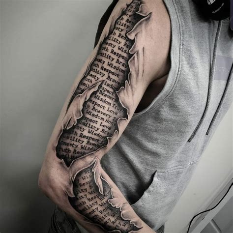 Ripped Tattoo Ideas