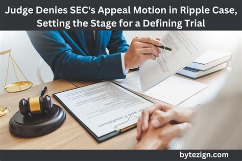 Ripple Case: Judge Rules Against SEC's Security Classification