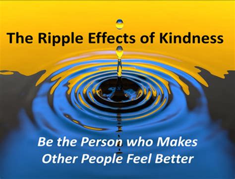 Ripple Effect of Kindness Quote