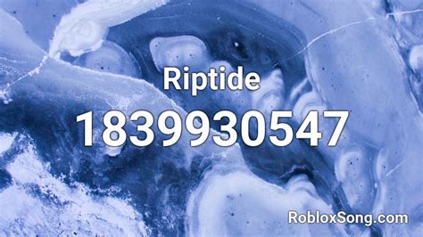 Riptide - Roblox ID