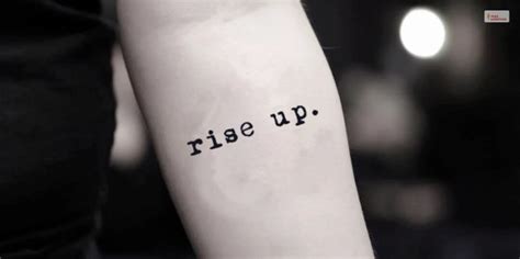 Rise Up Tattoo