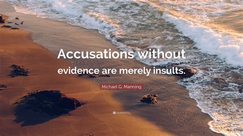 Risks of Making an Accusation Without Evidence