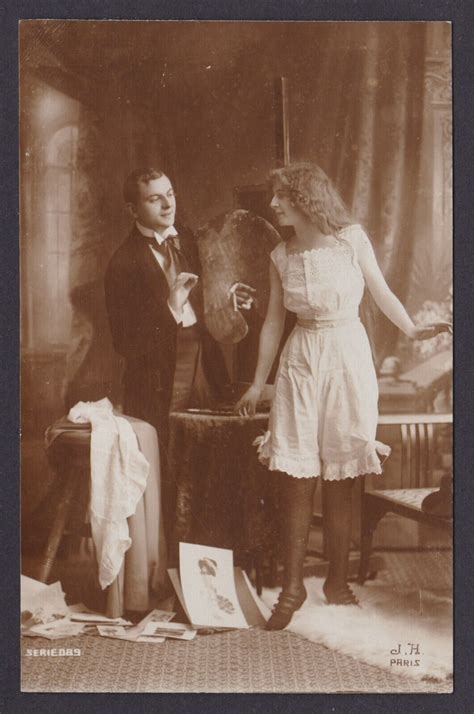 Close up of a Risque painting