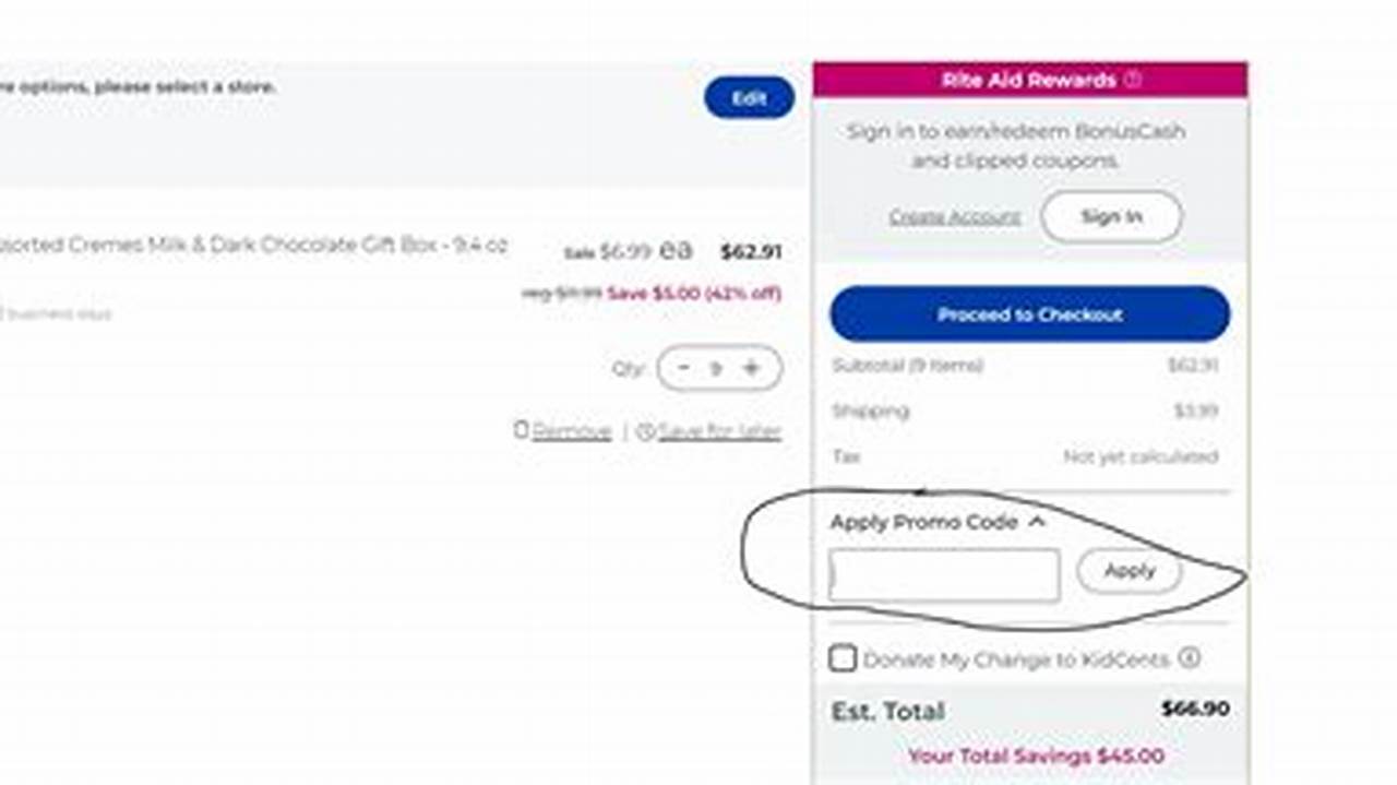 Rite Aid Promo Code 2024