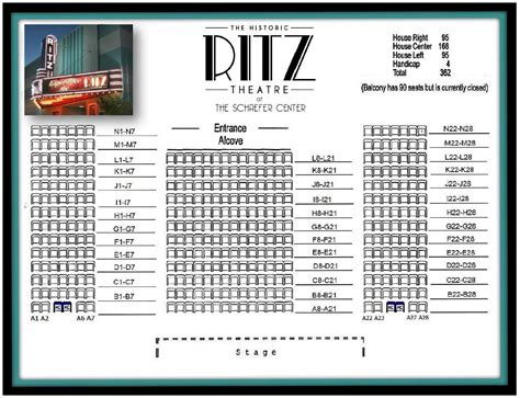 Ritz Theater Seating Chart