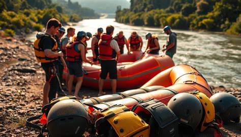 River Rafting Preparation