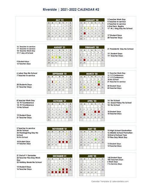 Riverside Usd Calendar