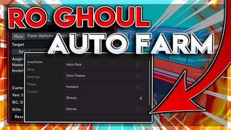 Ro-Ghoul Script/Hack ROBLOX!! Auto Farm Atualizado 