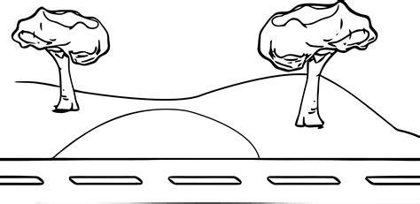 Road Coloring Page