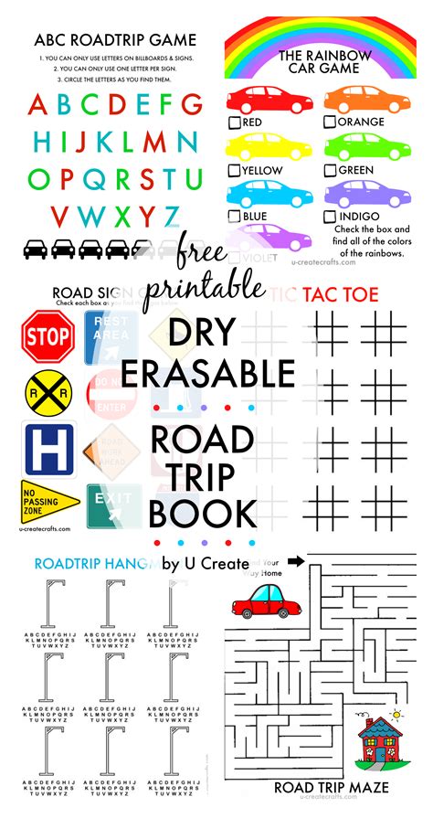 Road Trip Free Printables