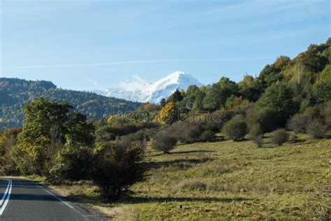 Road from Bucharest to Mountains