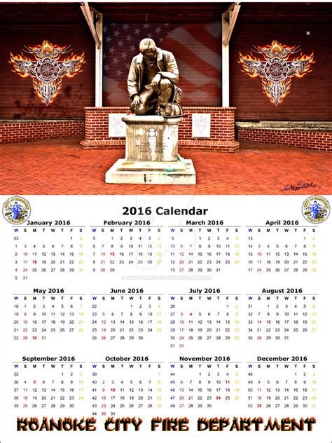 Roanoke City Calendar