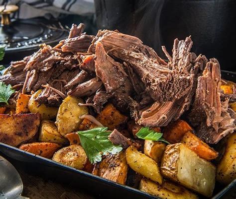 Roasted Elk with Root Vegetables