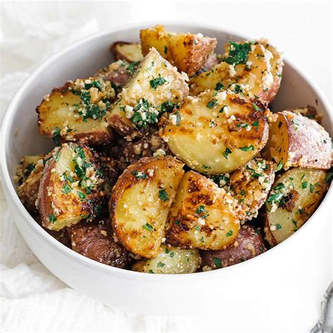 Roasted Potatoes with Garlic Parmesan