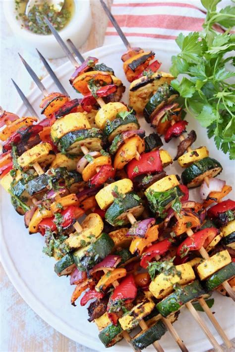 Roasted Vegetable Skewers