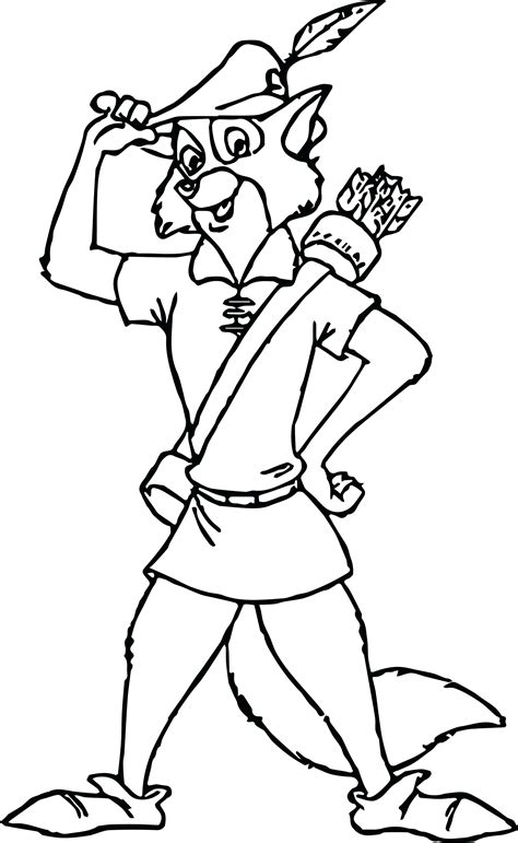 Drawing Robin Hood Coloring Pages Drawing Robin Hood Coloring Pages