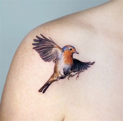 Robin Bird Tattoo