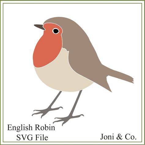 The Artistic Charm of Robin SVG: Elevate Your Designs with the Beauty of Handcrafted Illustrations