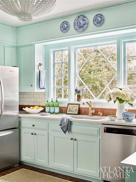 Discover the Timeless Charm of Robin's Egg Blue Kitchen Cabinets – Elevate Your Home Décor with This Enchanting Hue!