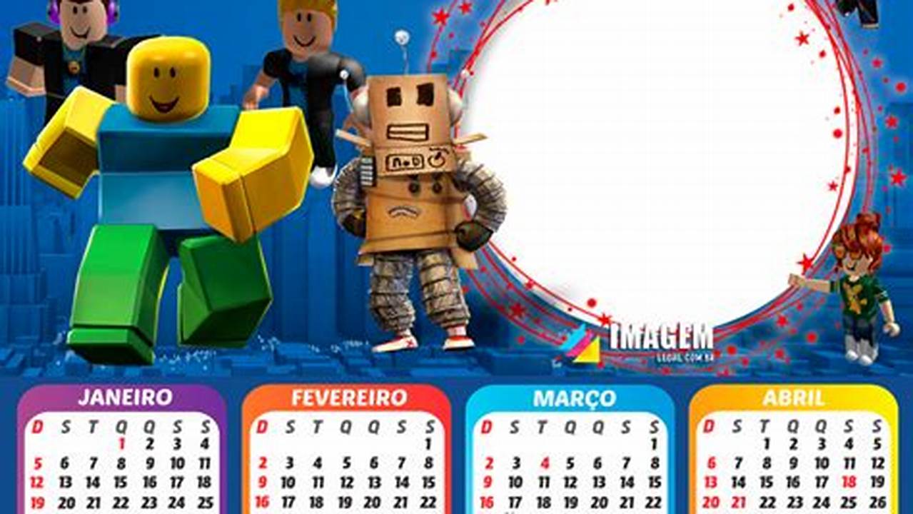 Roblox 2025 Calendar