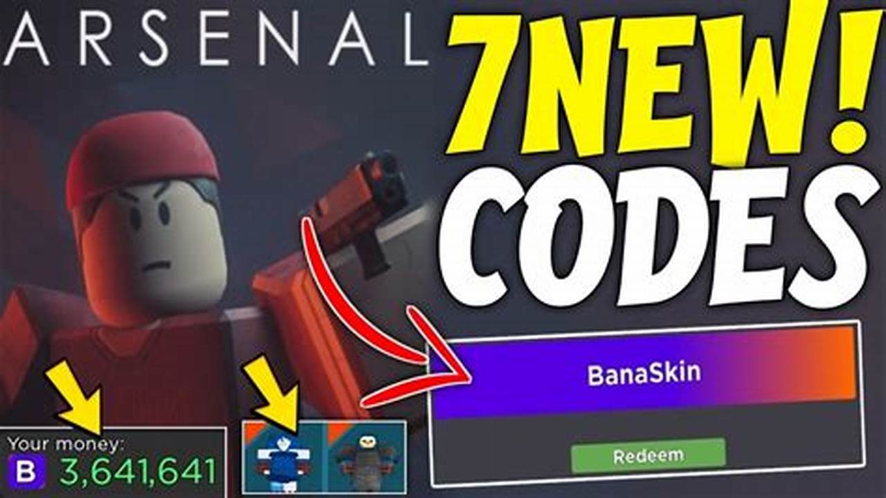 Roblox Arsenal Codes 2024