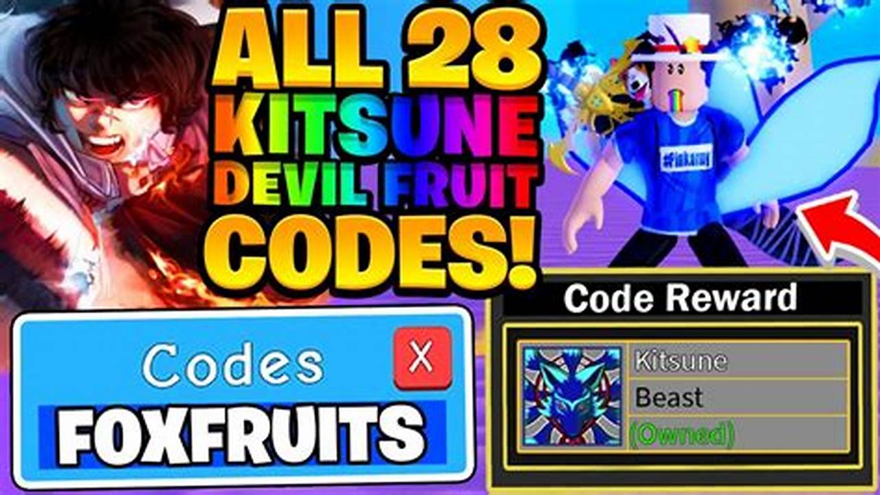 Roblox Blox Fruits Codes To Get Fruits 2024