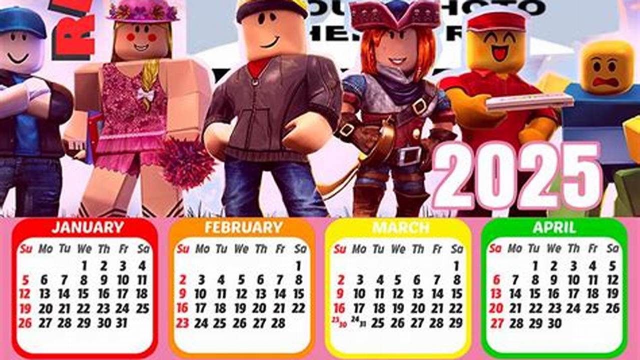 Roblox Calendar 2025r 2025