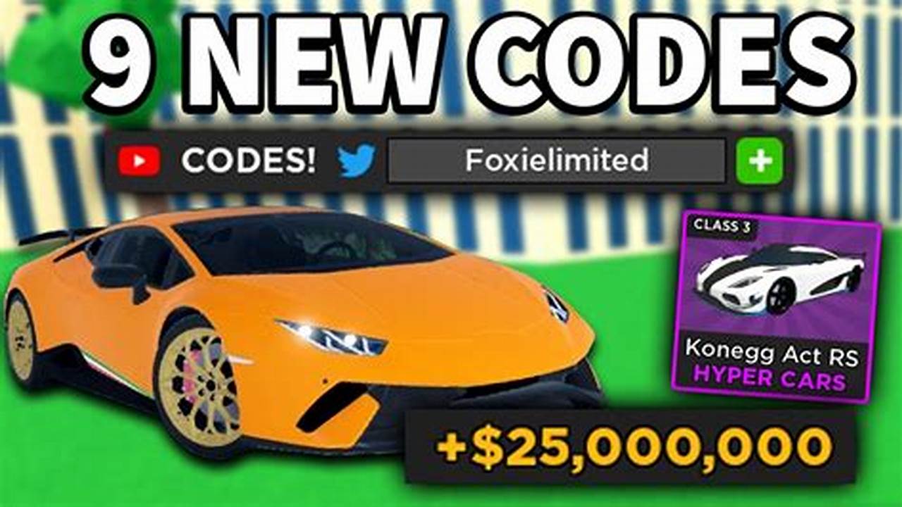 Roblox Car Dealership Tycoon Codes 2024