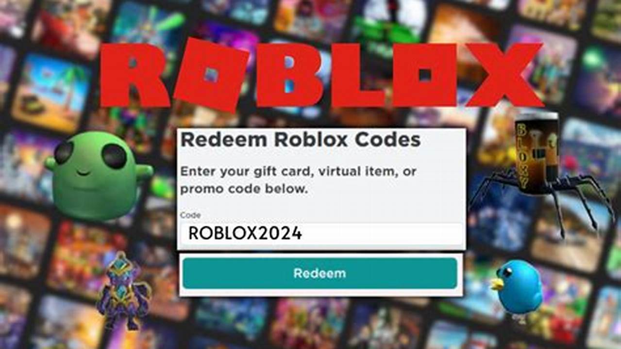 Roblox Codes 2024 Free