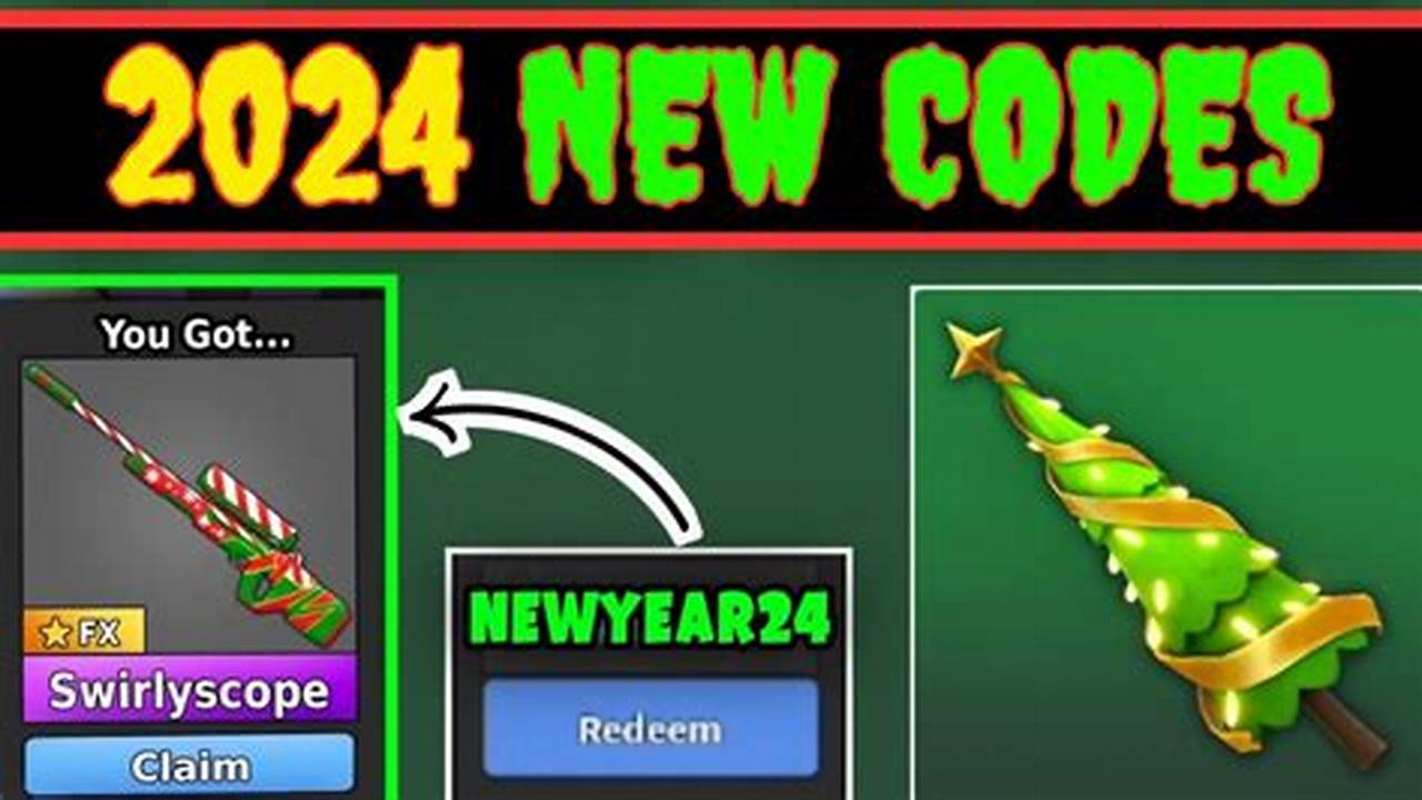 Roblox Codes 2024 Mm2 December