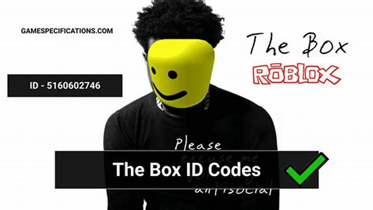 Roblox Codes Id 2024