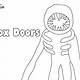 Roblox Doors Printable Coloring Pages