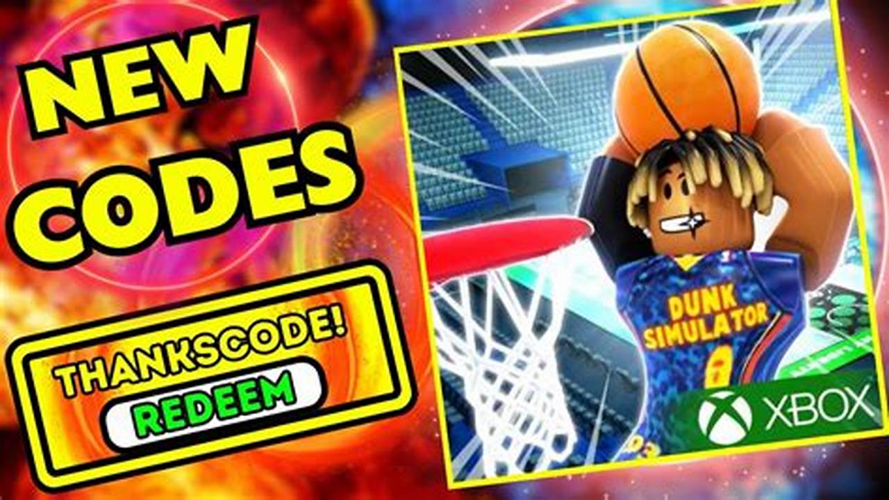 Roblox Dunking Simulator Codes 2024