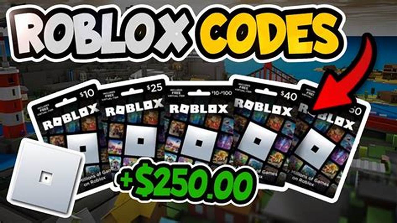 Roblox Gift Cards Codes 2025