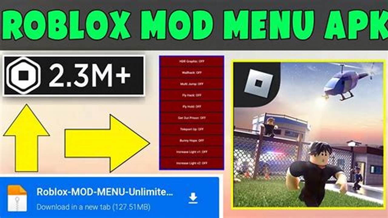 Roblox Mod Apk Unlimited Robux 2024 Download