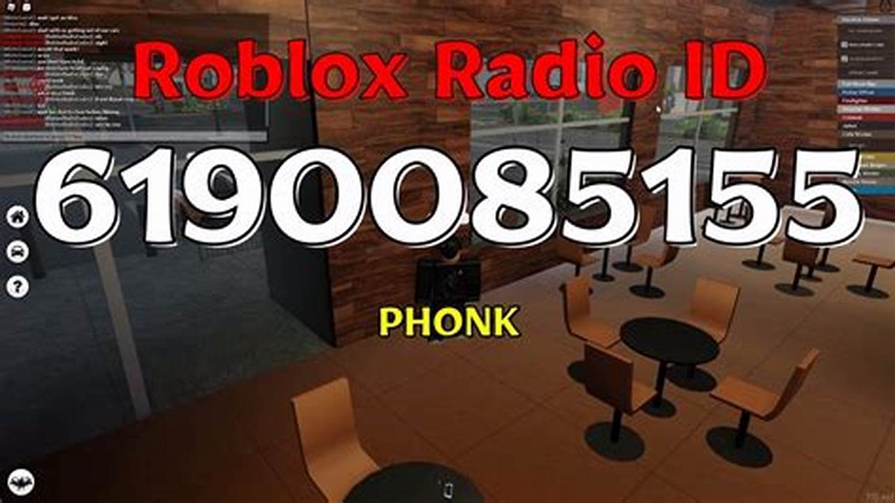 Roblox Phonk Id Codes 2024