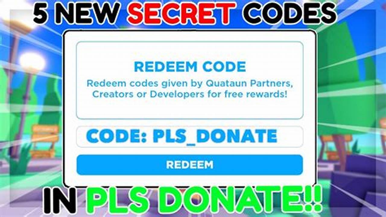 Roblox Pls Donate Codes For Robux 2024 2024