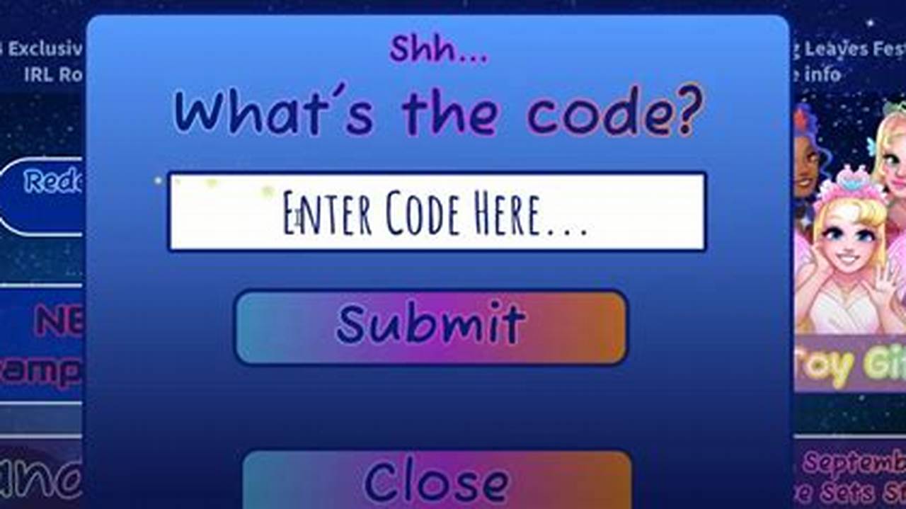 Roblox Royale High Codes 2024 March