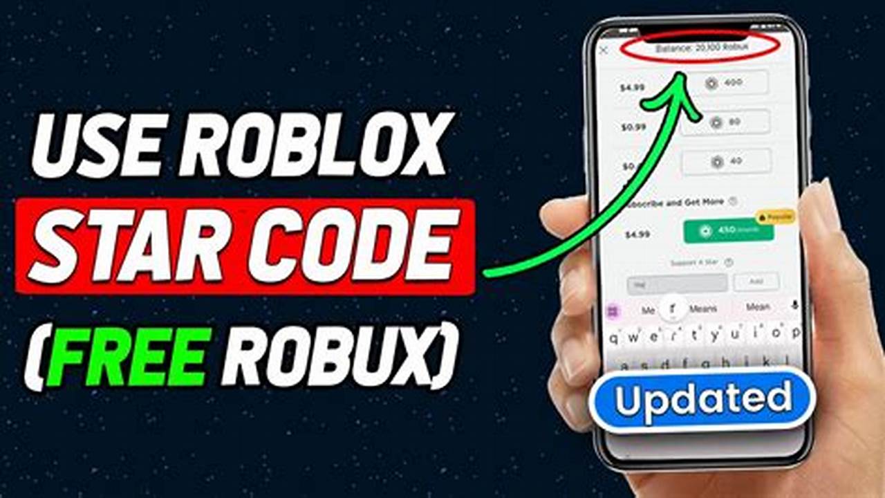 Roblox Star Codes 2025 Roblox