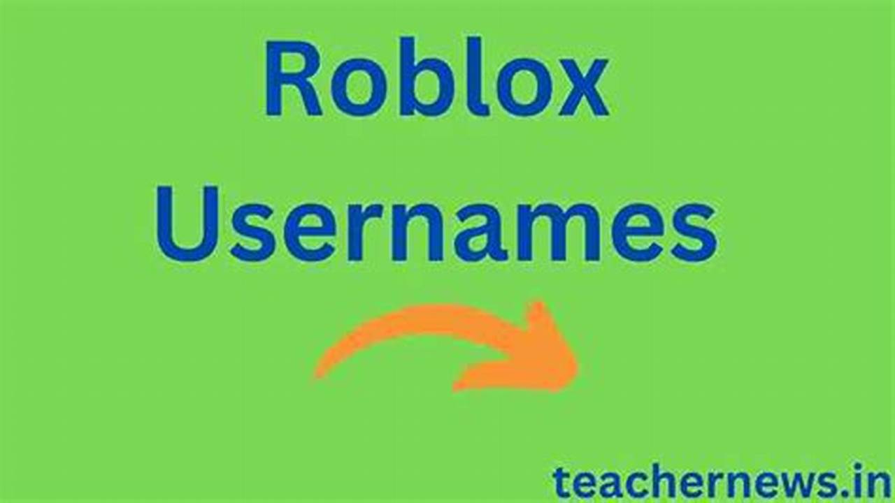 Roblox Usernames 2024