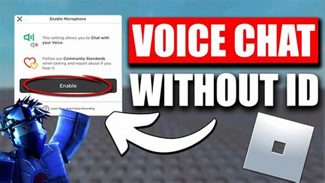 Roblox Voice Chat Without Id 2024