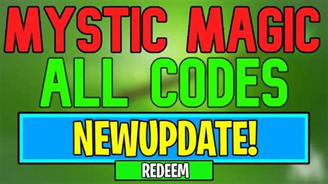 Roblox World Of Magic Codes 2024