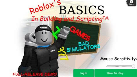 Roblox\'s Basics In Building and Scripting 2D Pre-Release 3 - Studios