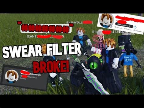 Roblox\'s SWEAR FILTER broke… - YouTube