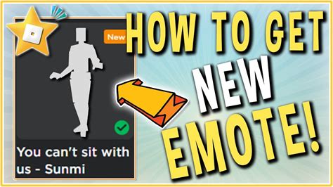 Roblox+ on Twitter: \"New emote You can\'t sit with us - Sunmi https://t 