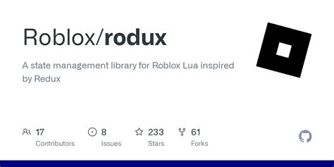 Roblox/rodux: A state management library for Roblox Lua  - GitHub