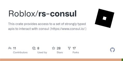 Roblox/rs-consul: This crate provides access to a set of  - GitHub