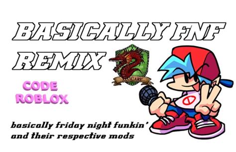 Roblox: Code Basicamente FNF: Julho 2023 Remix - Alucare