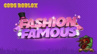 Roblox: Code Fashion Famous Julho 2023 - Alucare